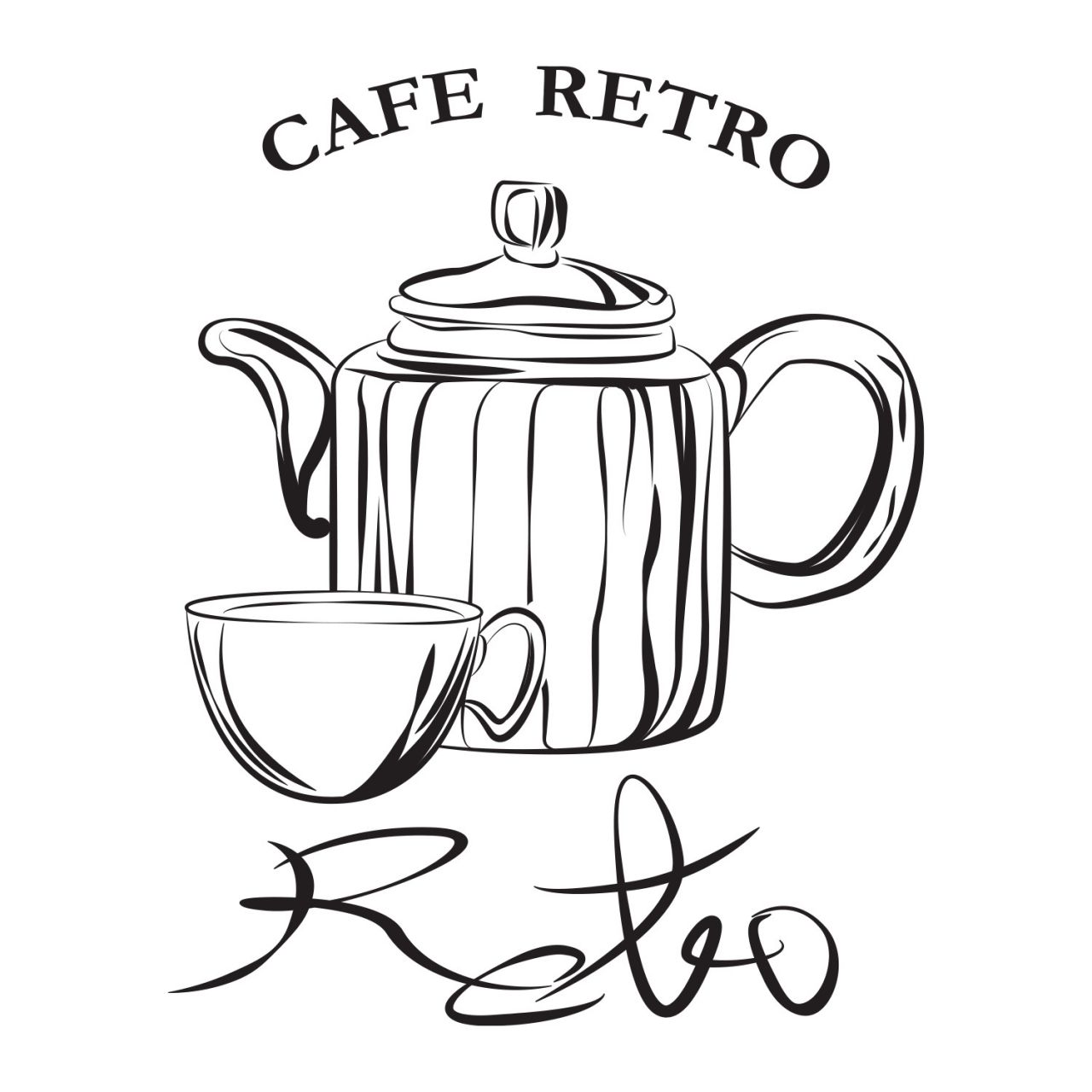 Cafe retro Image