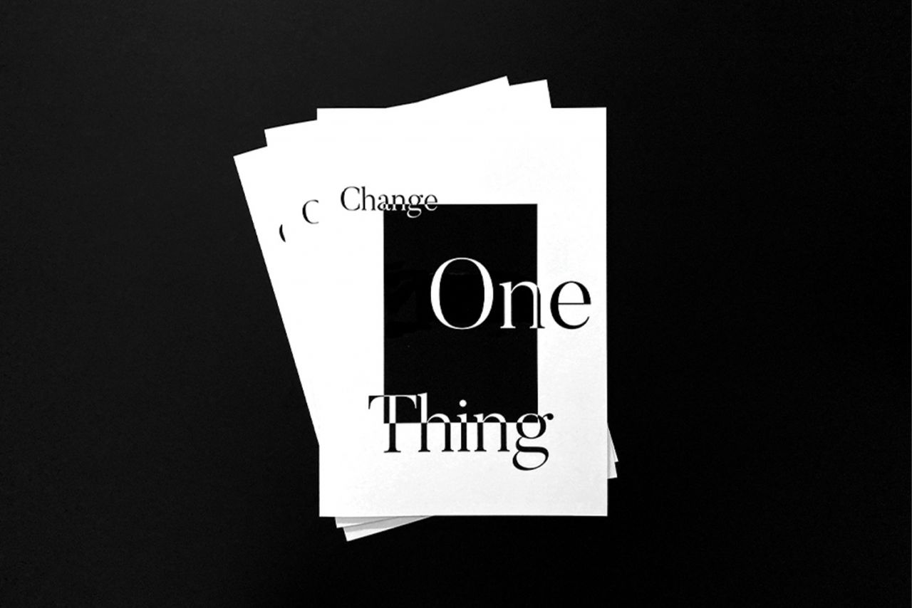 Change one thing Image
